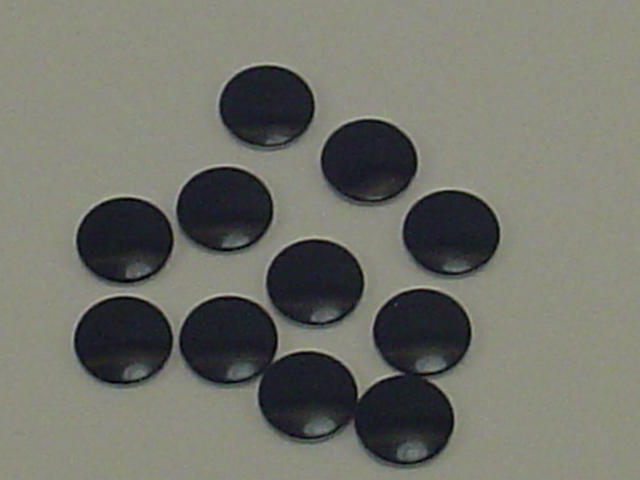 1 Gross 6mm BLACK ROUND NAILHEAD HOTFIX